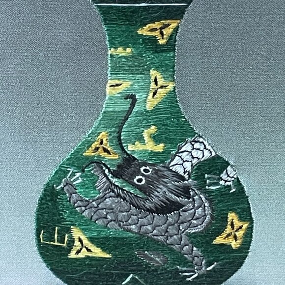 Set of 3 Embroidered Art - Plus Bonus Photo Frame - Picture 7 of 14